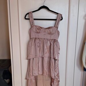 WeWoreWhat Satin Dress